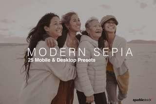 25 Modern Sepia Lightroom Presets and LUTs