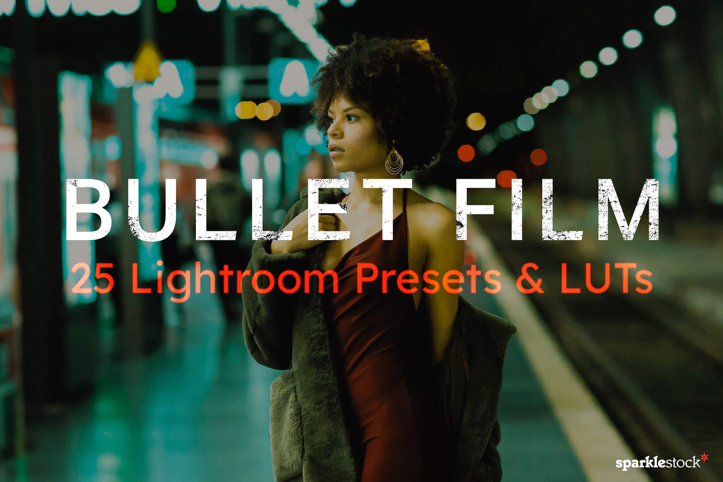 25 Bullet Film Lightroom Presets and LUTs