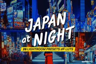 25 Japan at Night Lightroom Presets and LUTs