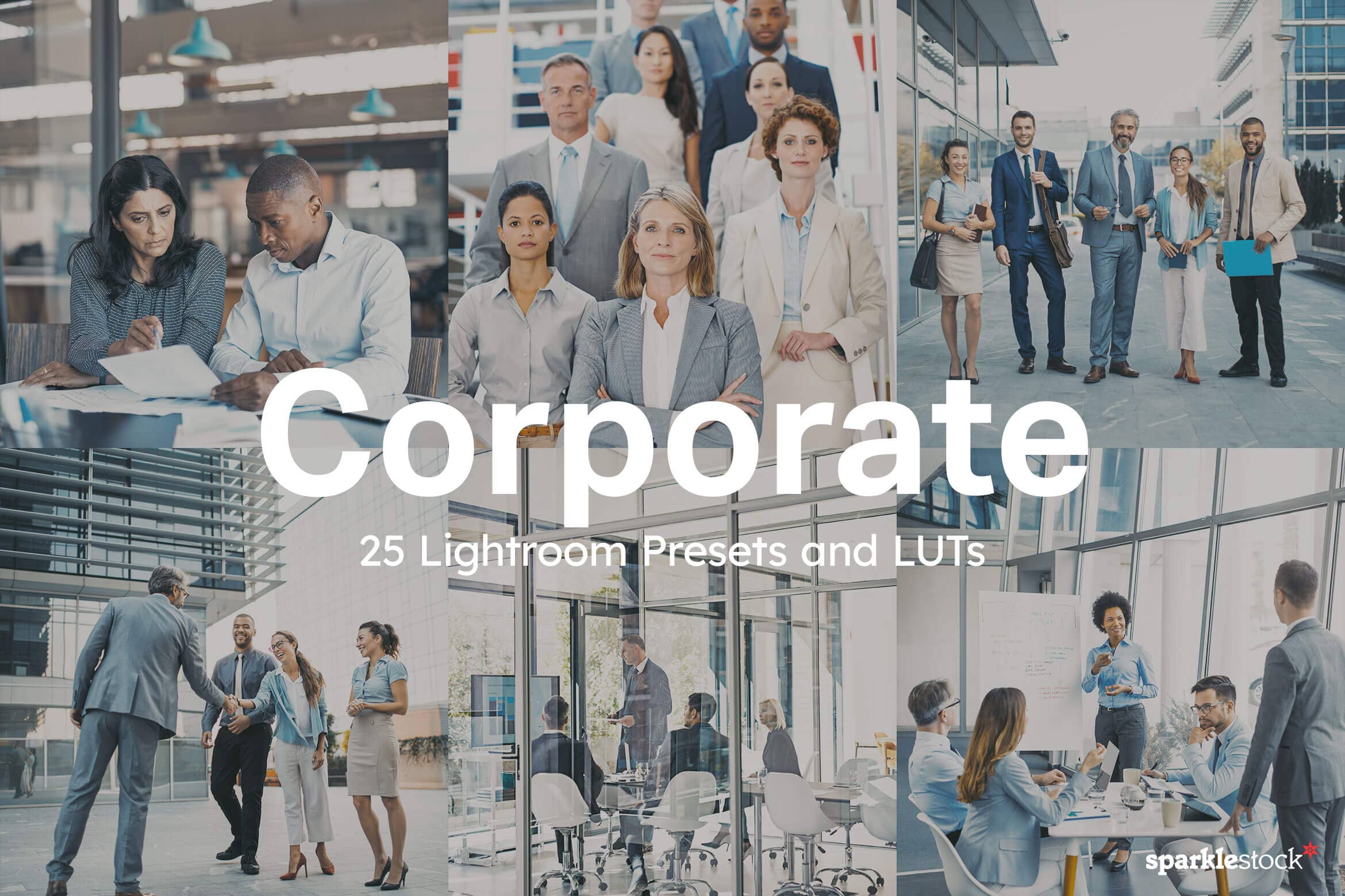 25 Corporate Lightroom Presets and LUTs