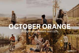 25 October Orange Lightroom Presets and LUTs
