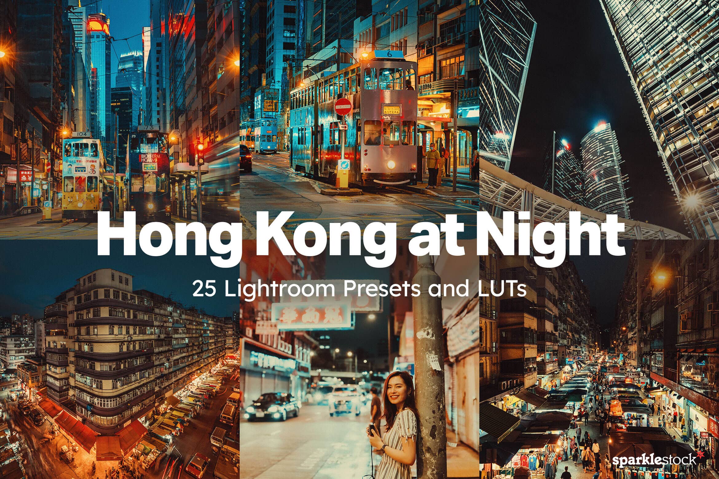 Hong Kong at Night Lightroom Presets and LUTs