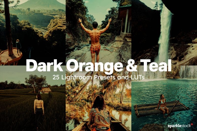 Dark Orange and Teal Lightroom Presets and LUTs