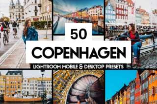 50 Copenhagen Lightroom Presets and LUTs