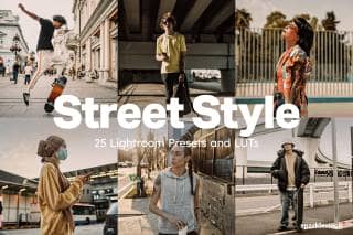 25 Street Style Lightroom Presets and LUTs