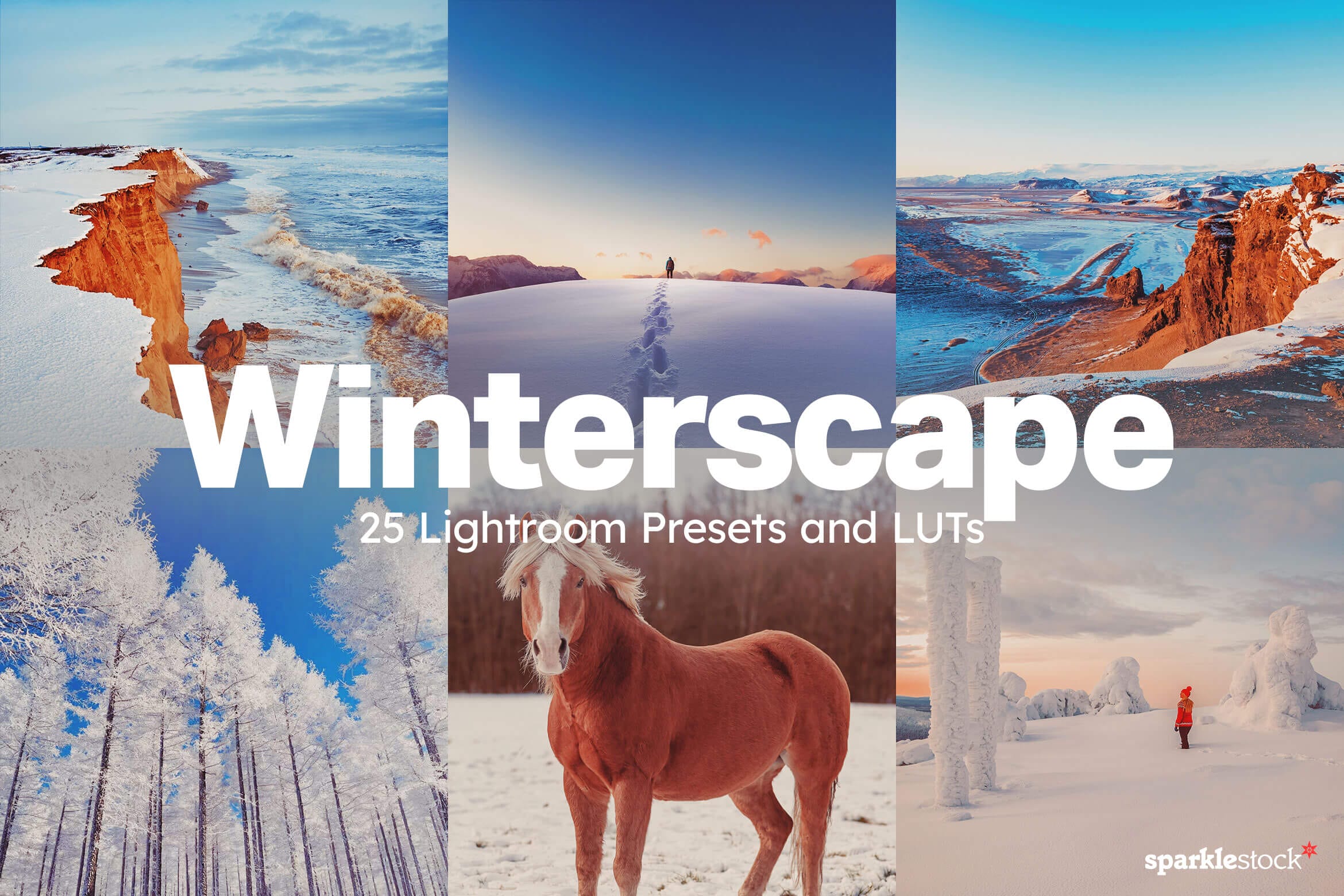 25 Winterscape Lightroom Presets and LUTs