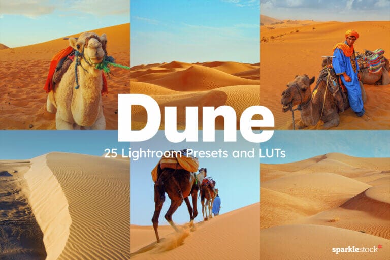 25 个沙漠旅行LR预设和视频预设Dune Lightroom Presets and LUTs