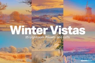 25 Winter Vistas Lightroom Presets and LUTs