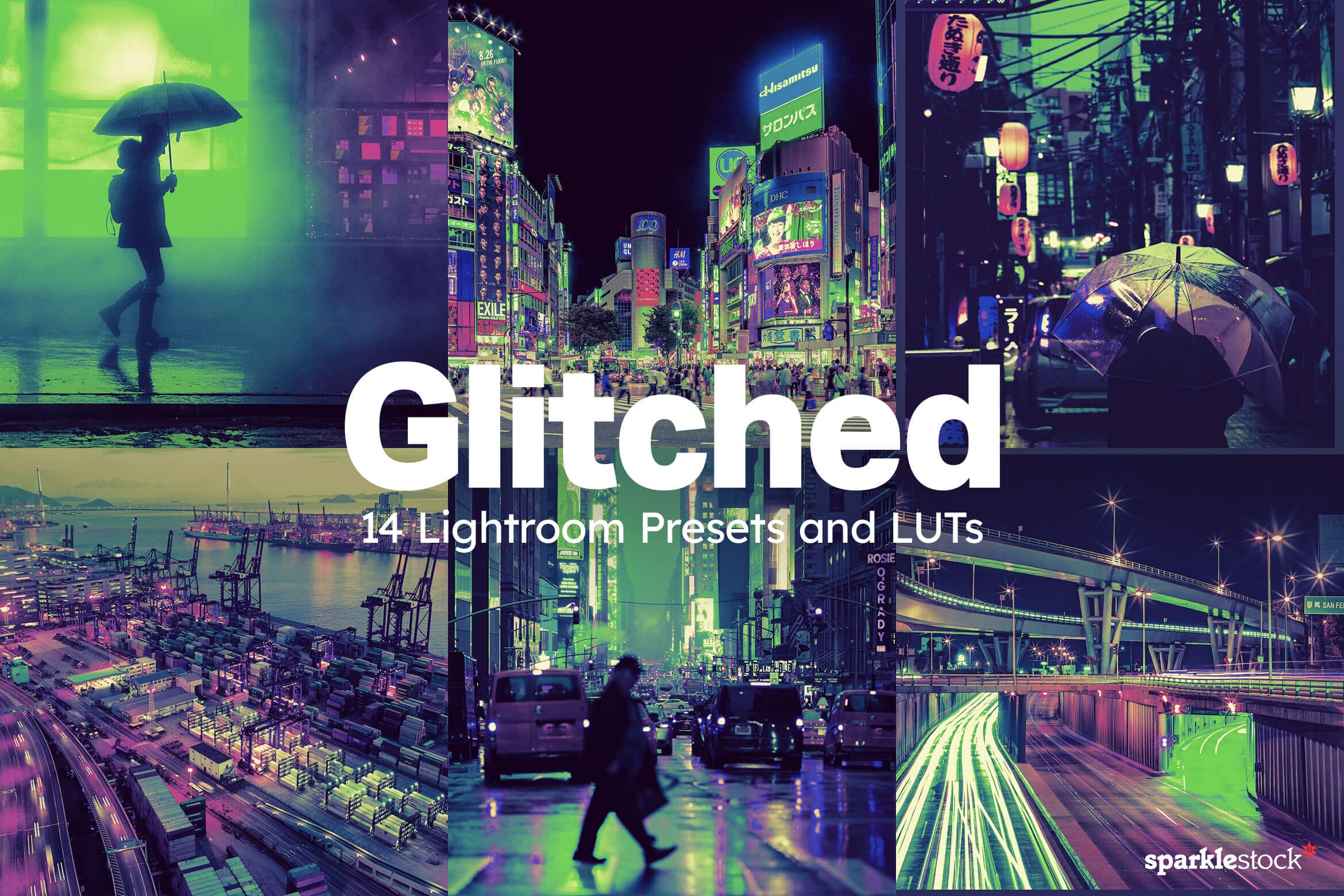 14 Glitched Lightroom Presets and LUTs