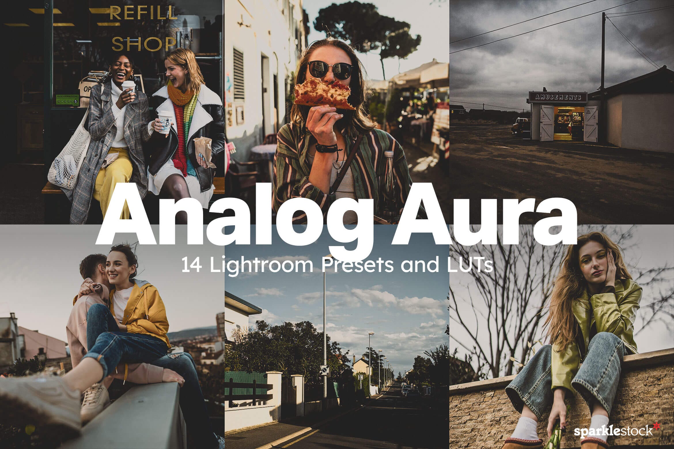 14 Analog Aura Lightroom Presets and LUTs
