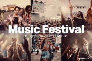 14 Music Festival Lightroom Presets and LUTs