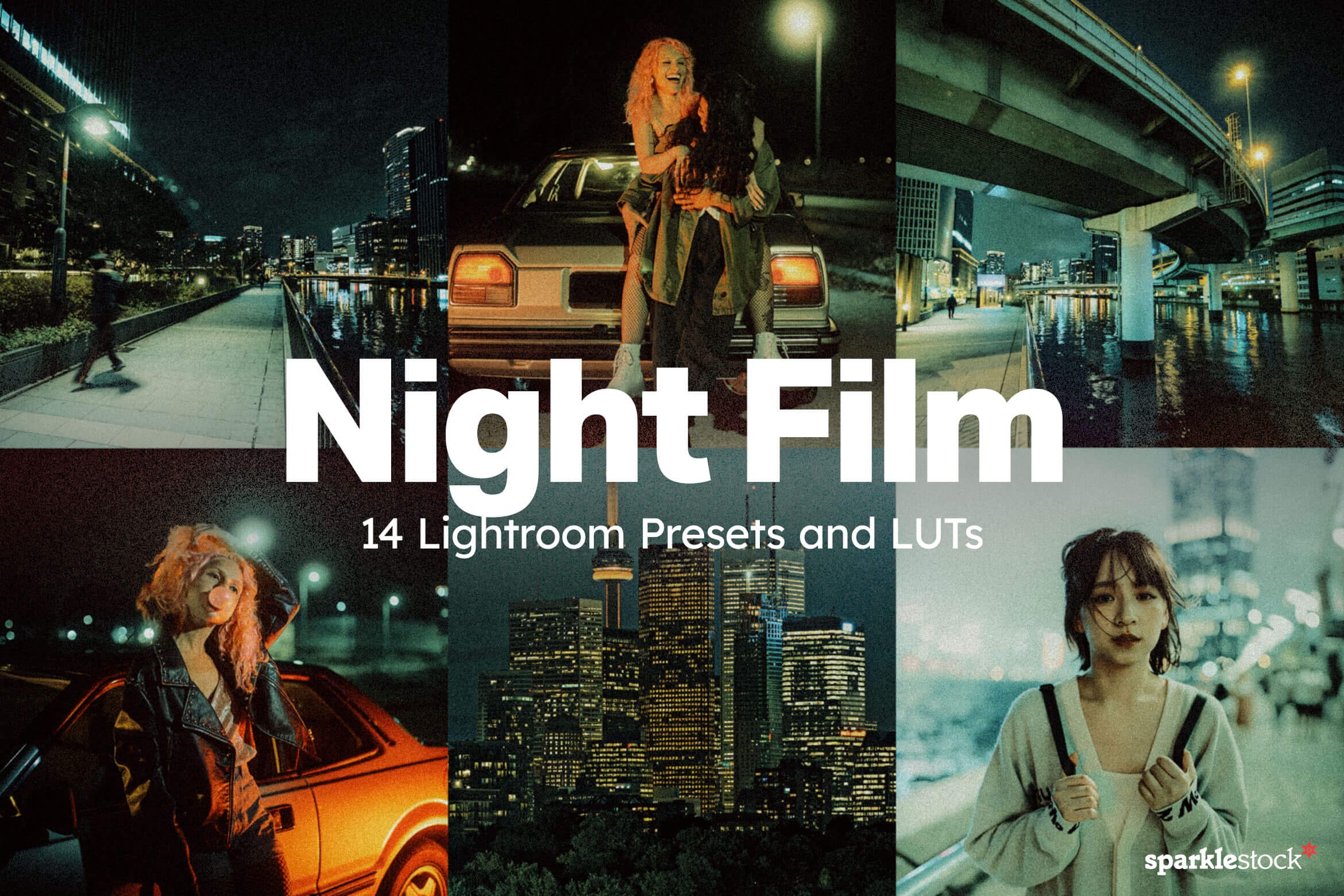 14 Night Film Lightroom Presets and LUTs