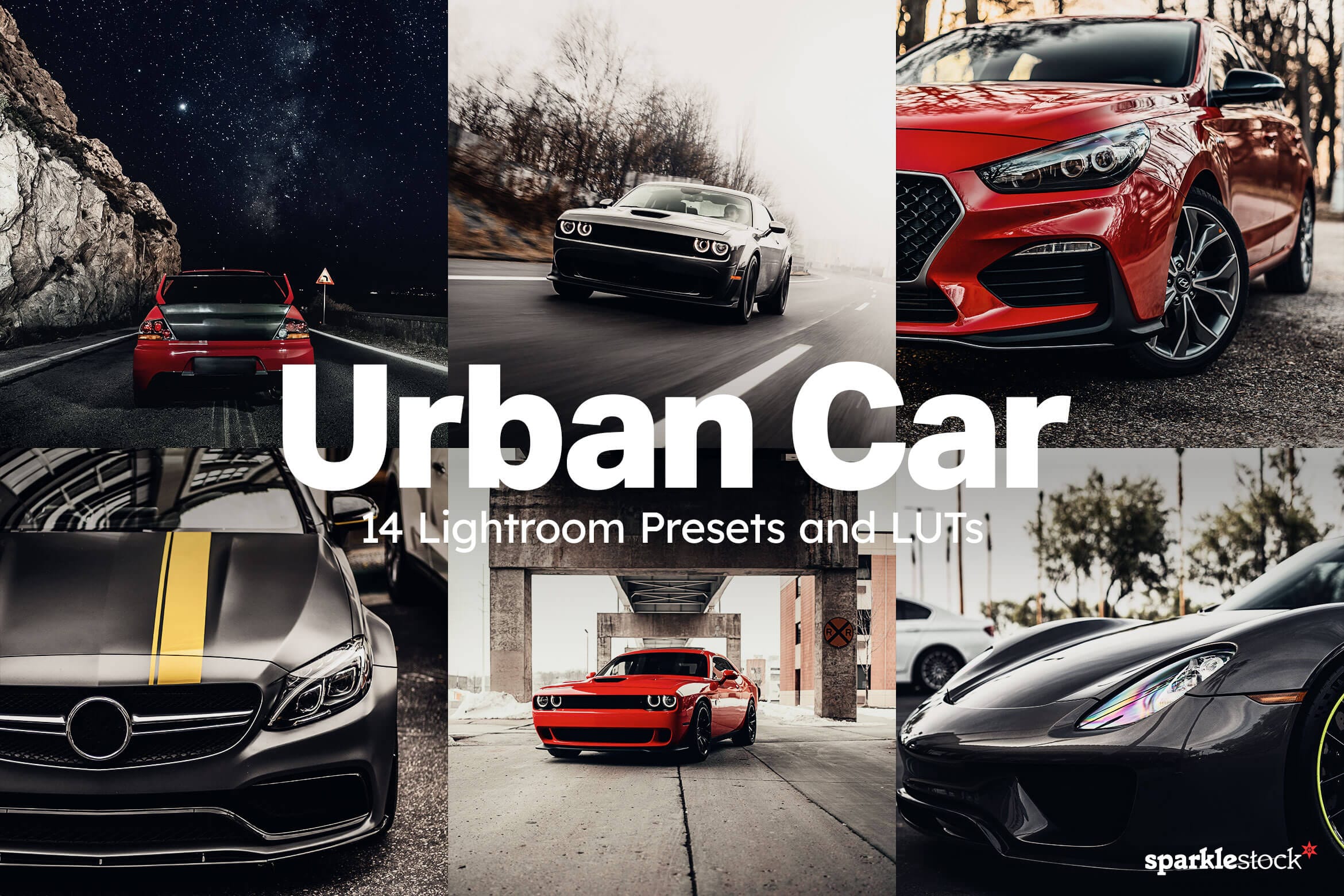 14 Urban Car Lightroom Presets and LUTs