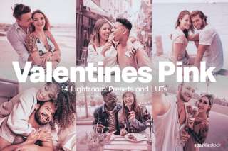 14 Valentines Pink Lightroom Presets and LUTs