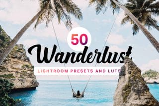 50 Wanderlust Lightroom Presets and LUTs