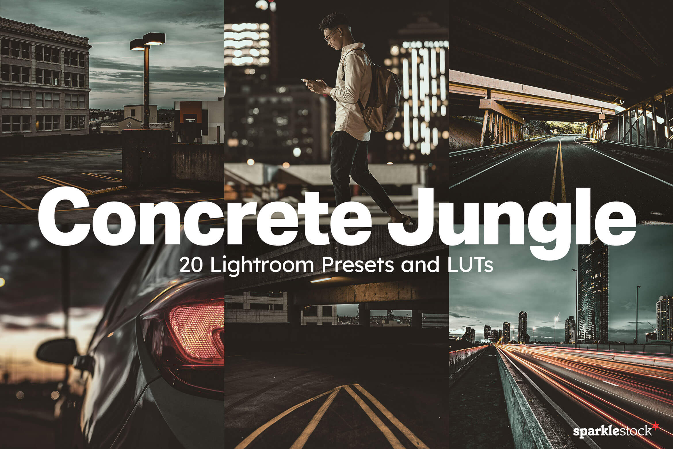 20 Concrete Jungle Lightroom Presets and LUTs