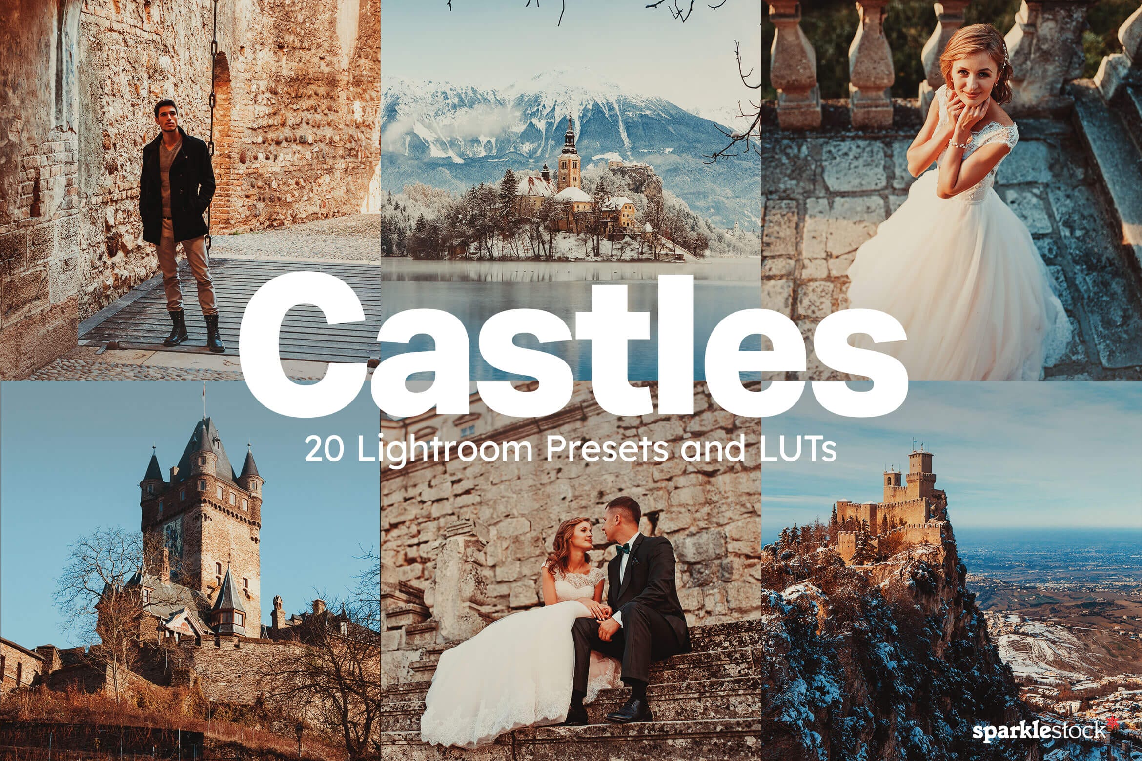 20 Castles Lightroom Presets and LUTs