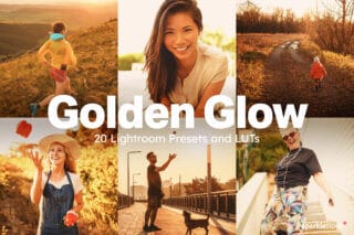 20 Golden Glow Lightroom Presets and LUTs