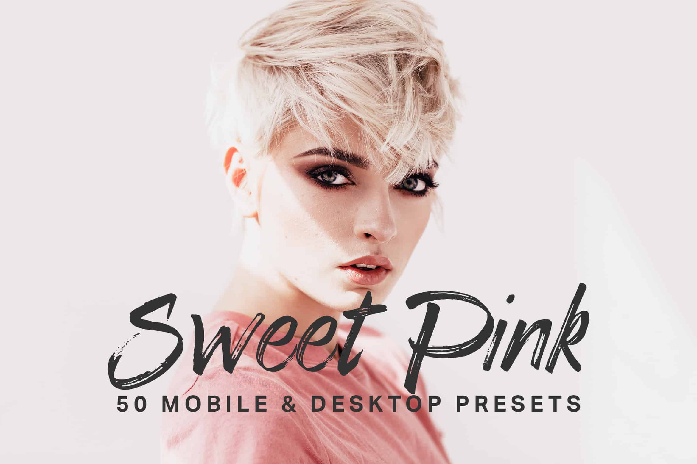 50 Sweet Pink Lightroom Presets and LUTs