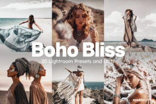 20 Boho Bliss Lightroom Presets and LUTs