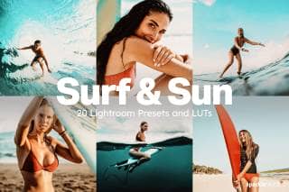20 Surf and Sun Lightroom Presets and LUTs