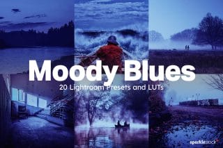 20 Moody Blues Lightroom Presets and LUTs