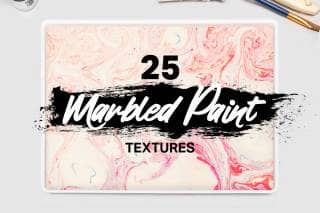 25 Marbled Paint Textures