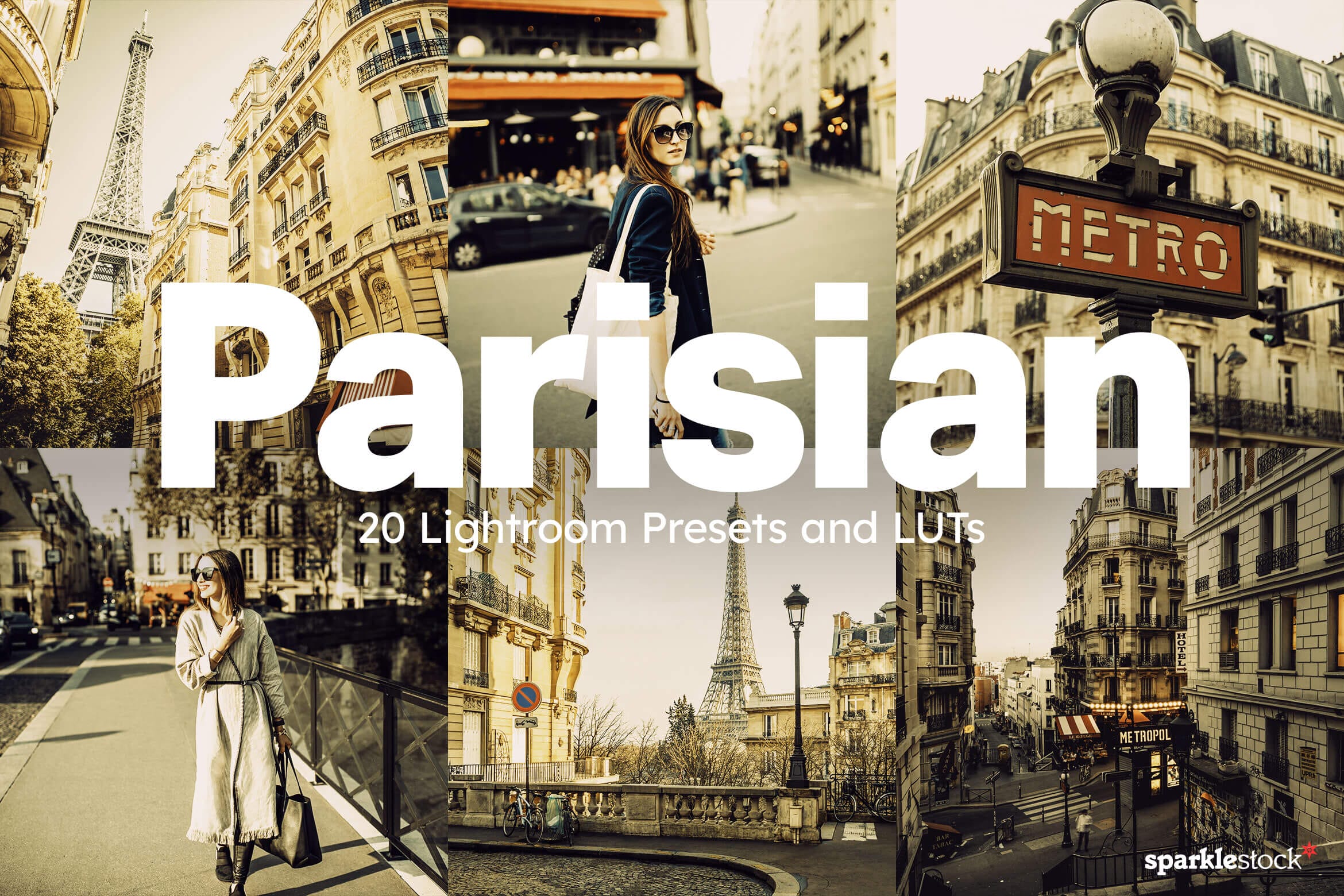 20 Parisian Lightroom Presets and LUTs