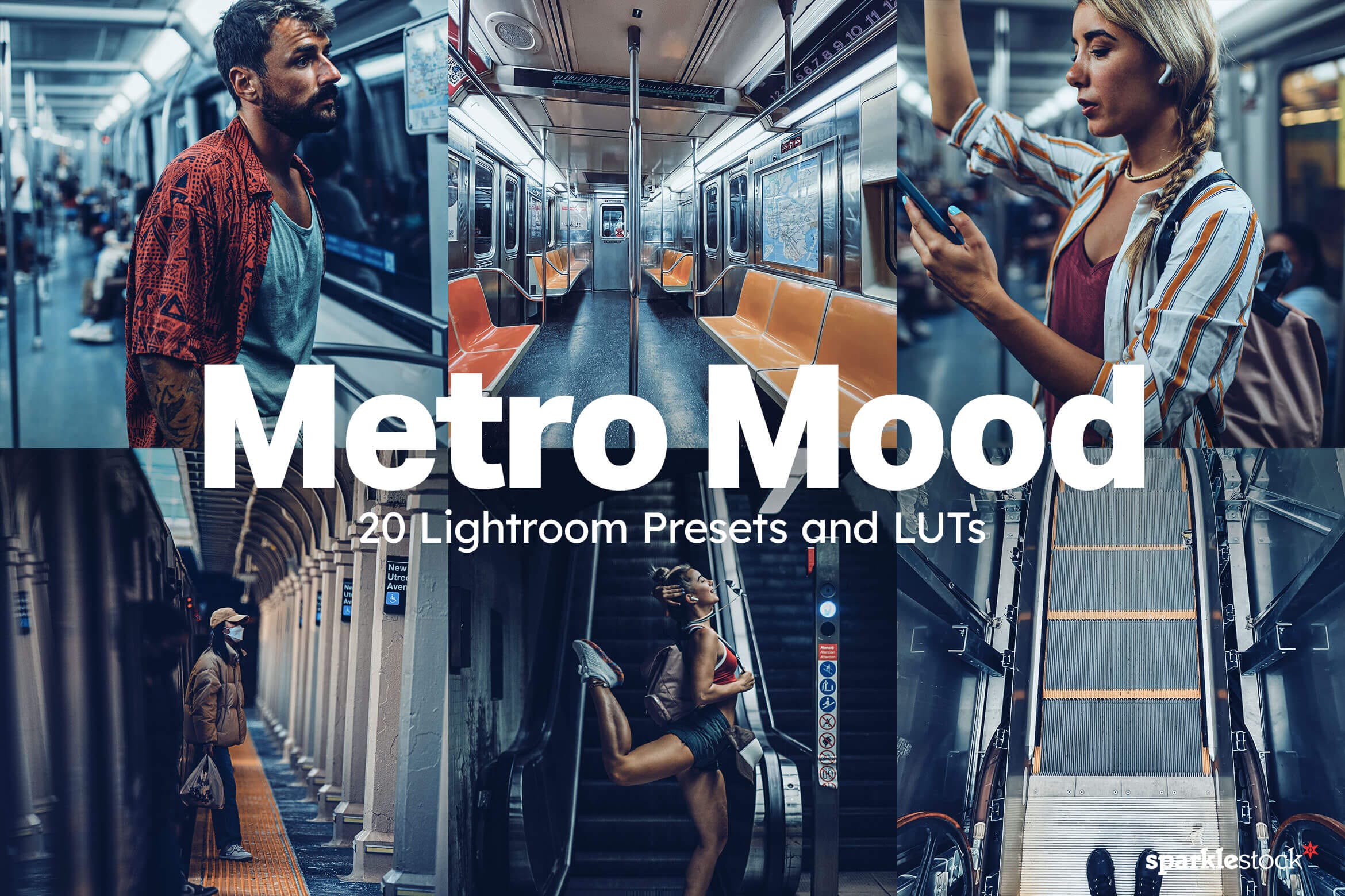 20 Metro Mood Lightroom Presets and LUTs