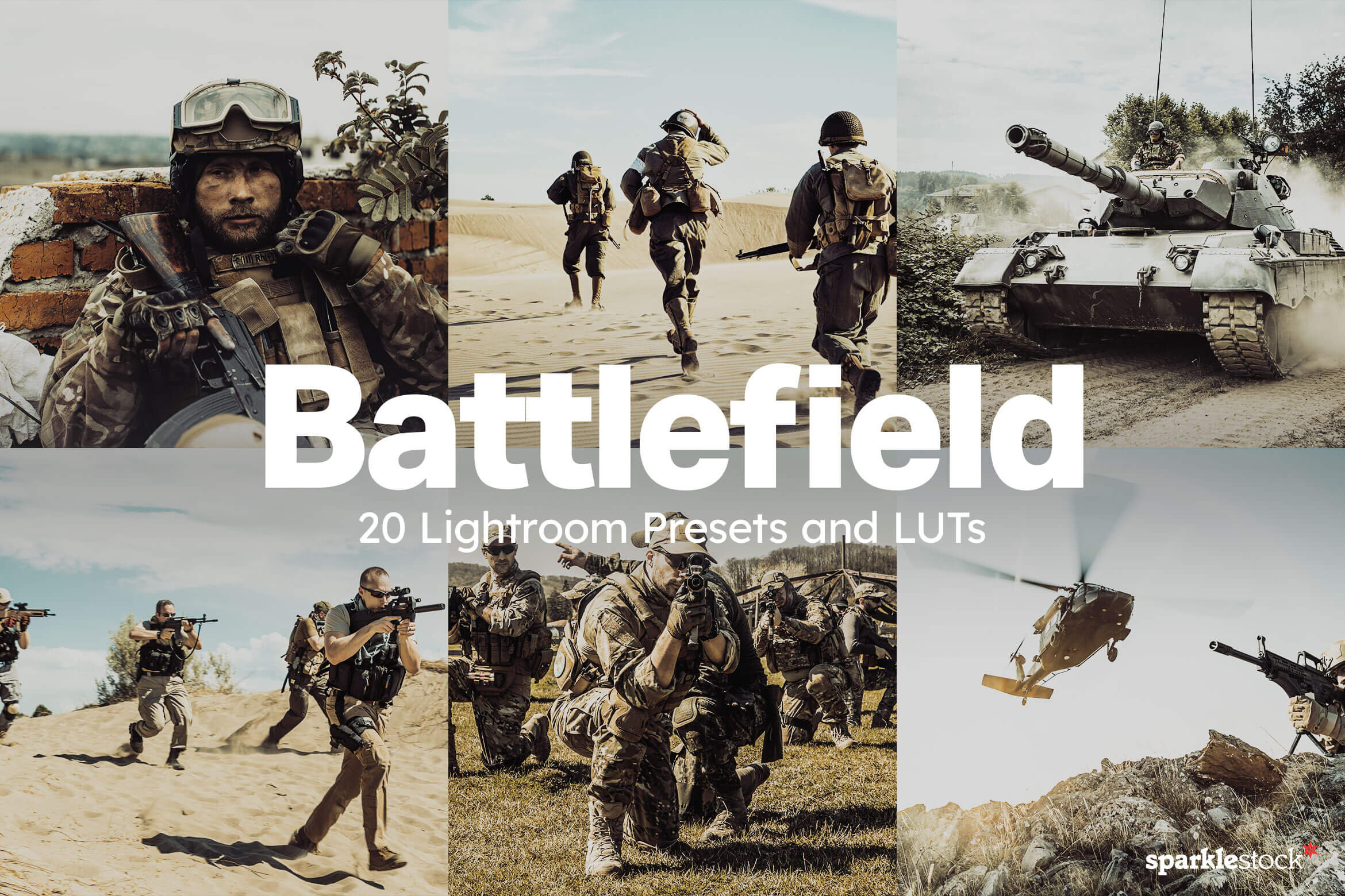 20 Battlefield Lightroom Presets and LUTs