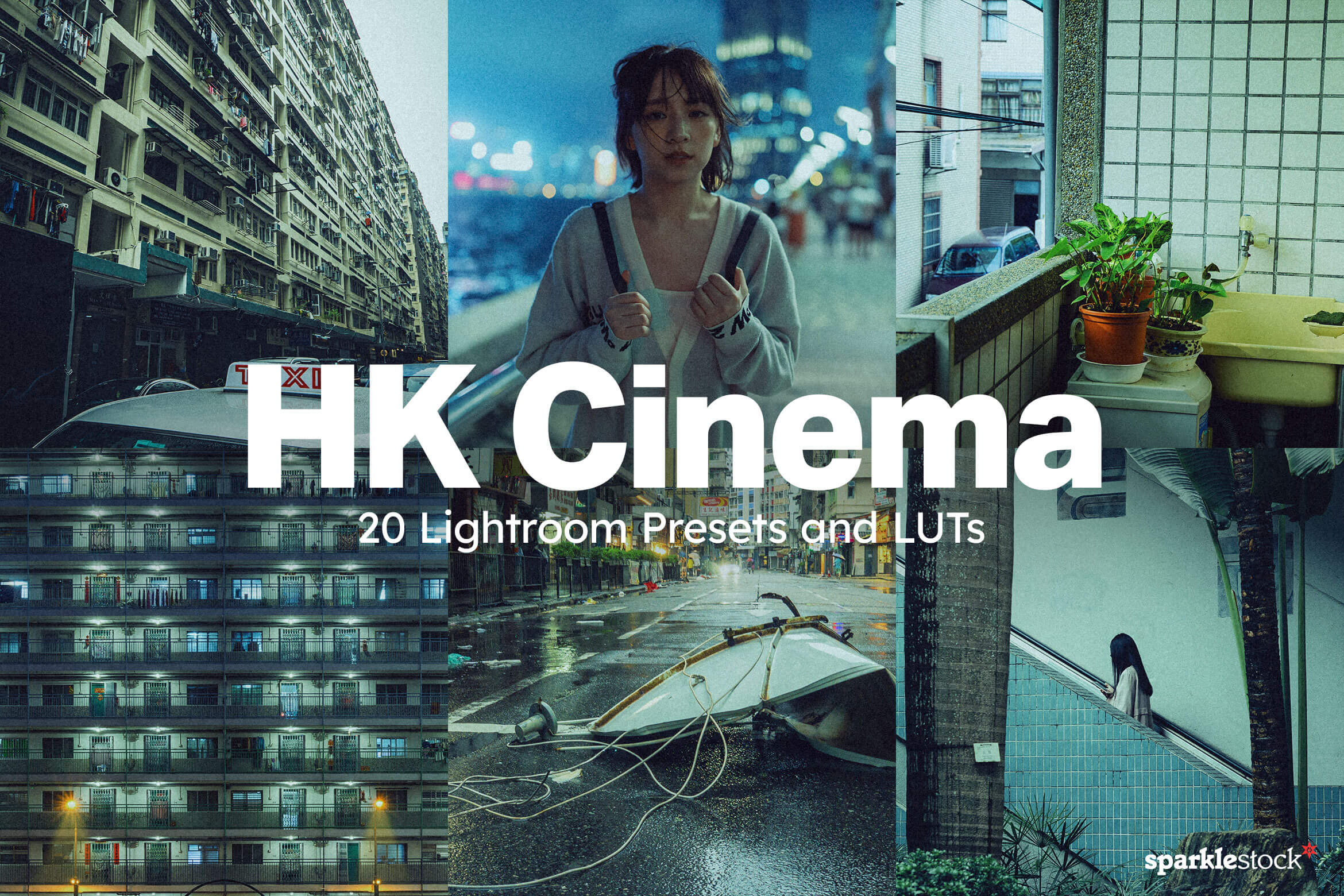20 HK Cinema Lightroom Presets and LUTs