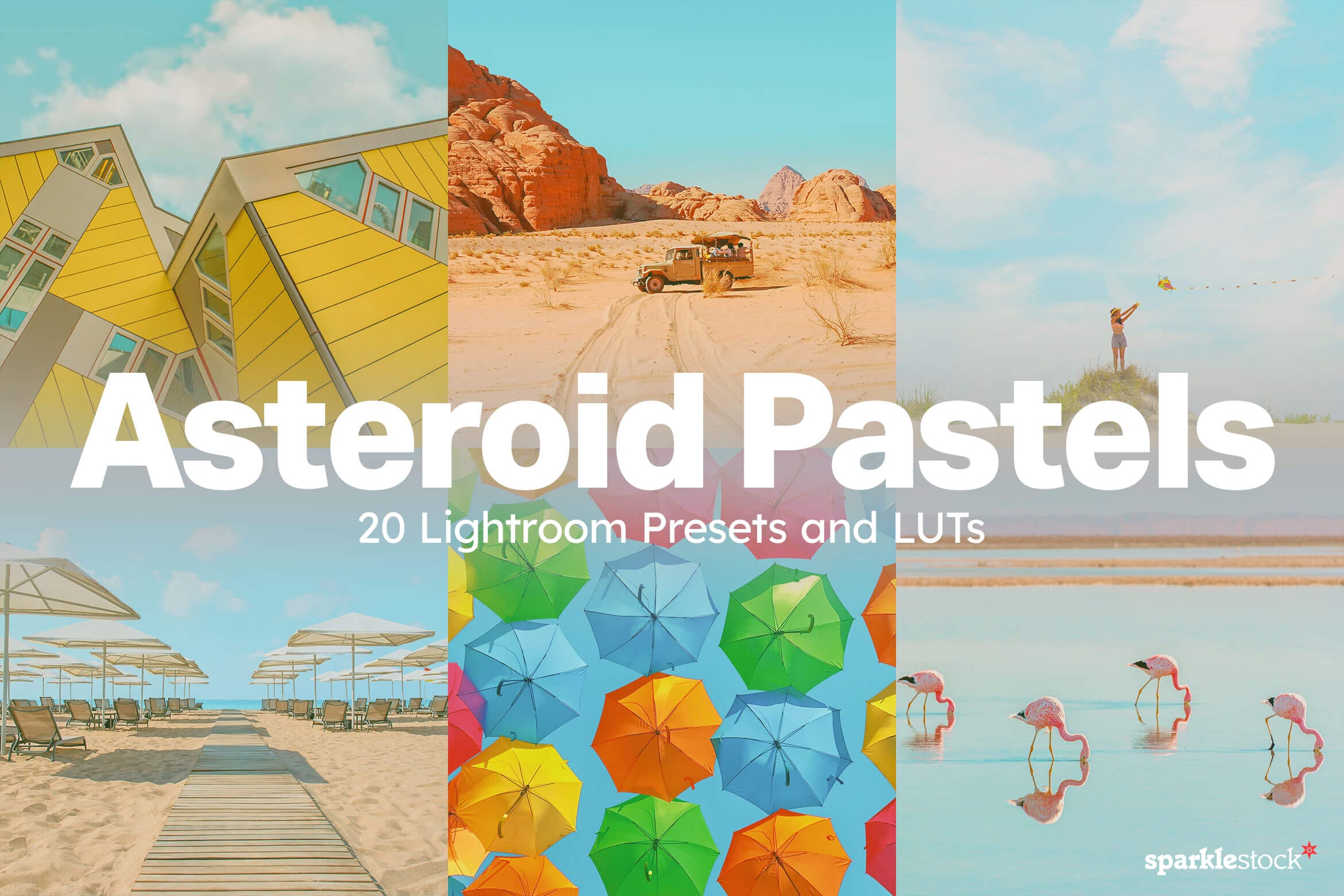 20 Asteroid Pastels Lightroom Presets and LUTs