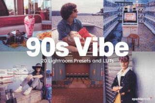 20 90s Vibe Lightroom Presets and LUTs