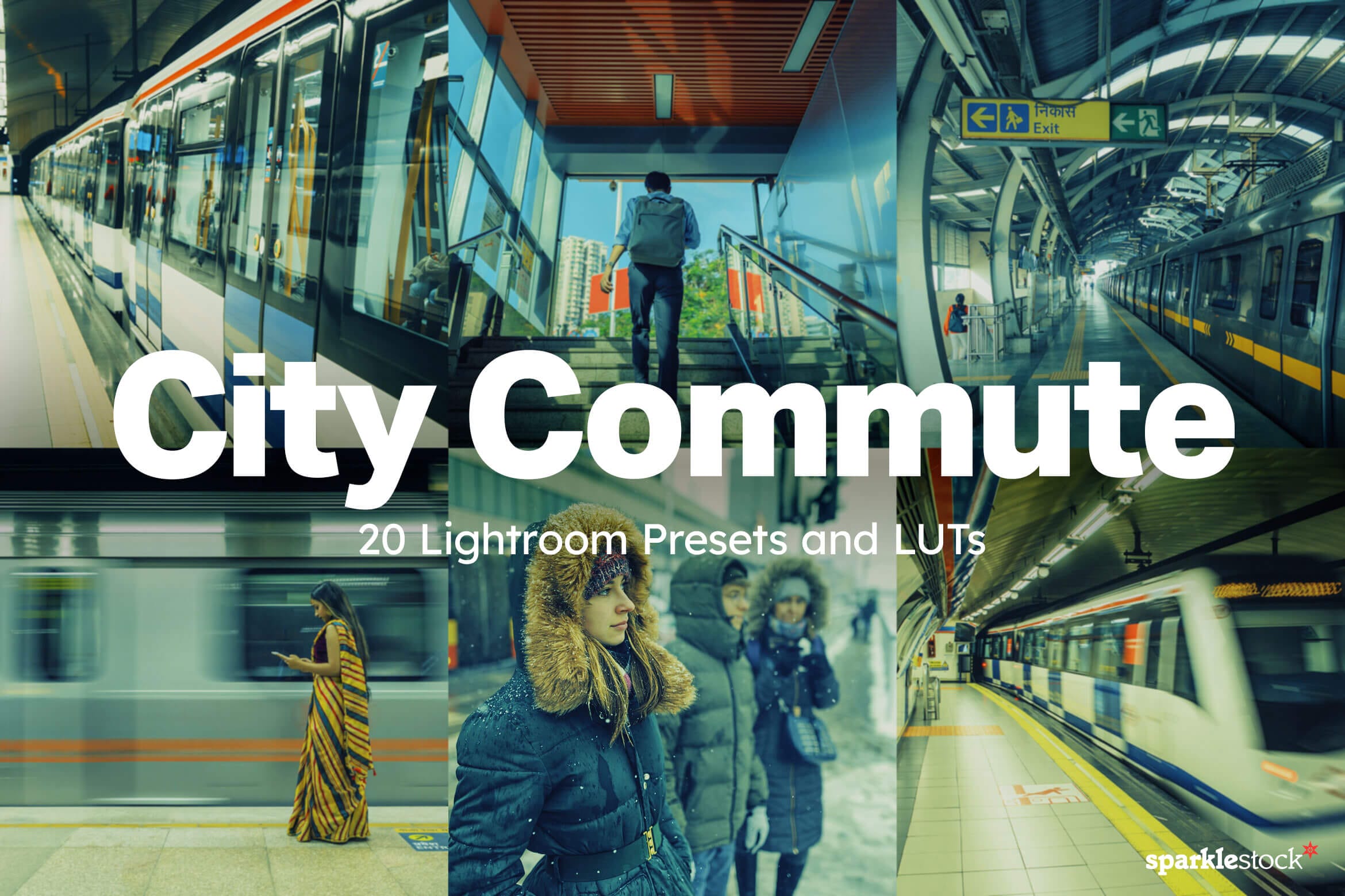 20 City Commute Lightroom Presets and LUTs