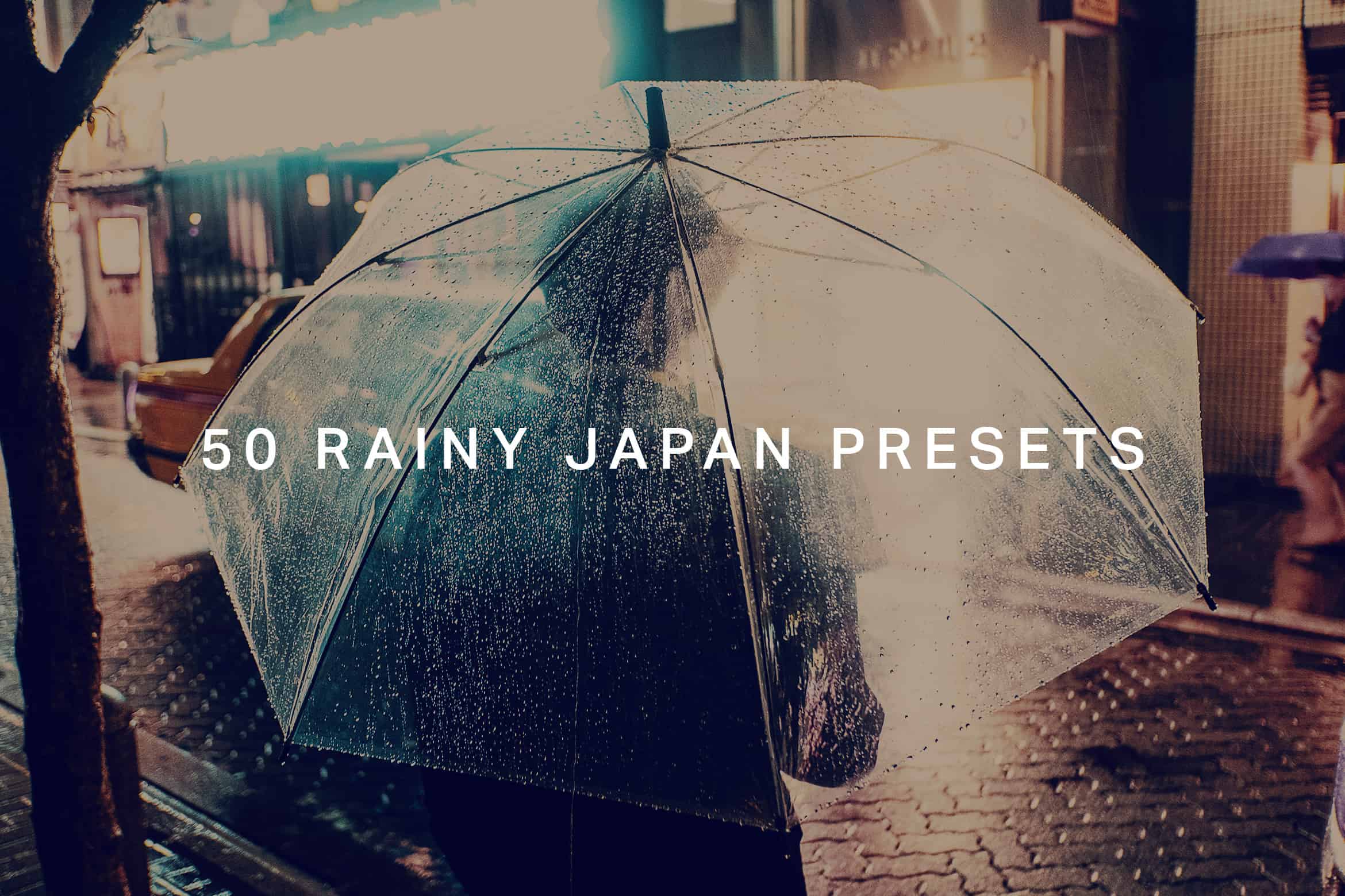 50 Rainy Japan Lightroom Presets and LUTs
