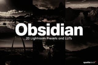 20 Obsidian Lightroom Presets and LUTs