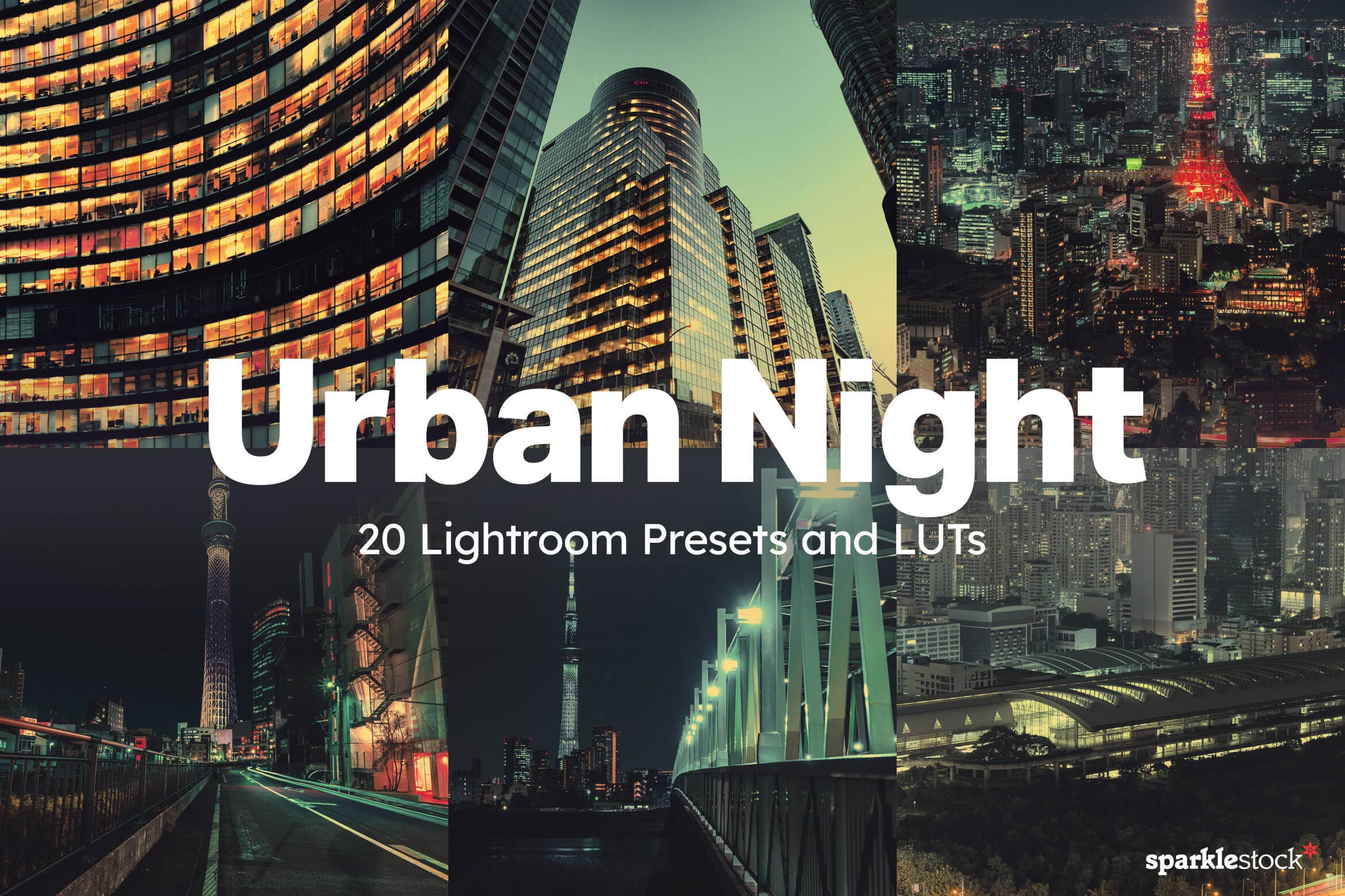 20 Urban Night Lightroom Presets and LUTs