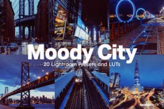 20 Moody City Lightroom Presets and LUTs