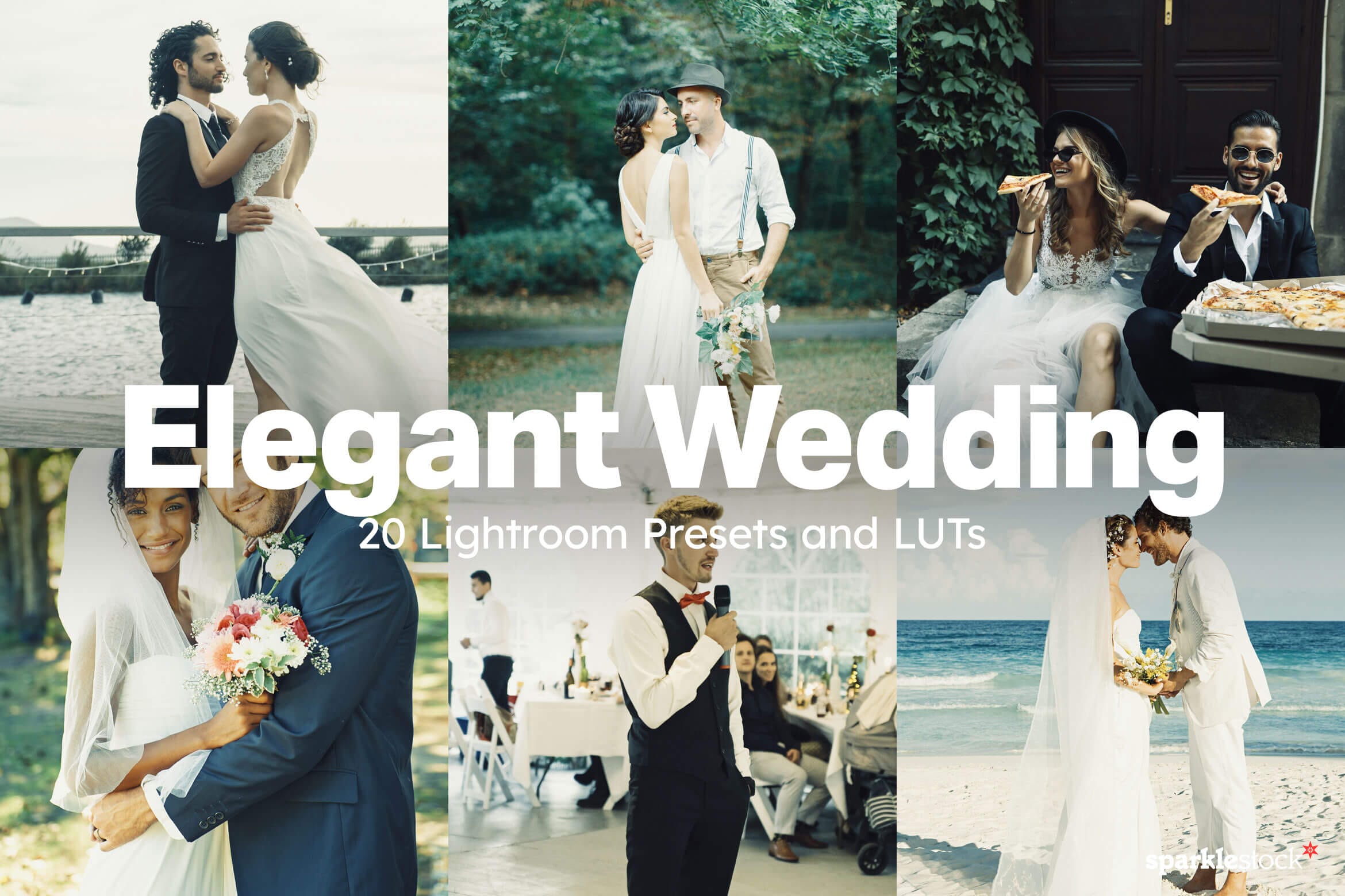 20 Elegant Wedding Lightroom Presets and LUTs