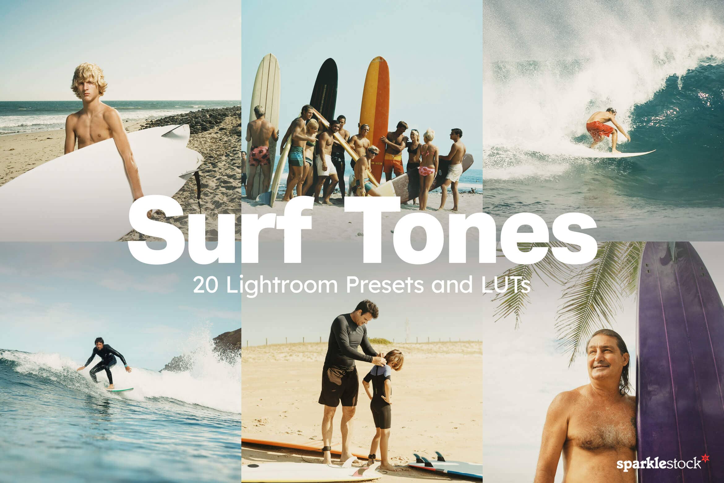 20 Surf Tones Lightroom Presets and LUTs
