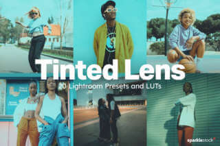 20 Tinted Lens Lightroom Presets and LUTs