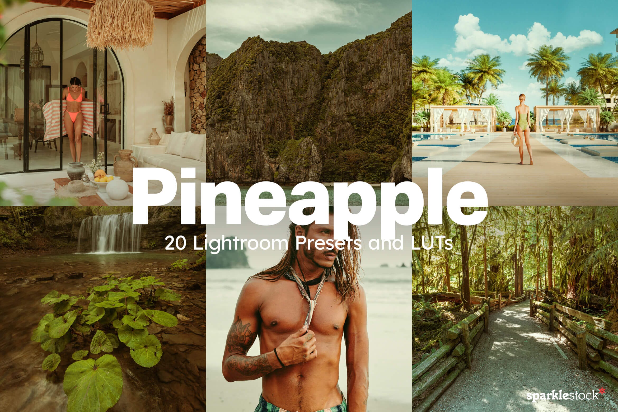 20 Pineapple Lightroom Presets and LUTs