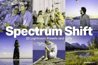 20 Spectrum Shift Lightroom Presets and LUTs