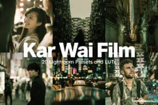 20 Kar Wai Film Lightroom Presets and LUTs