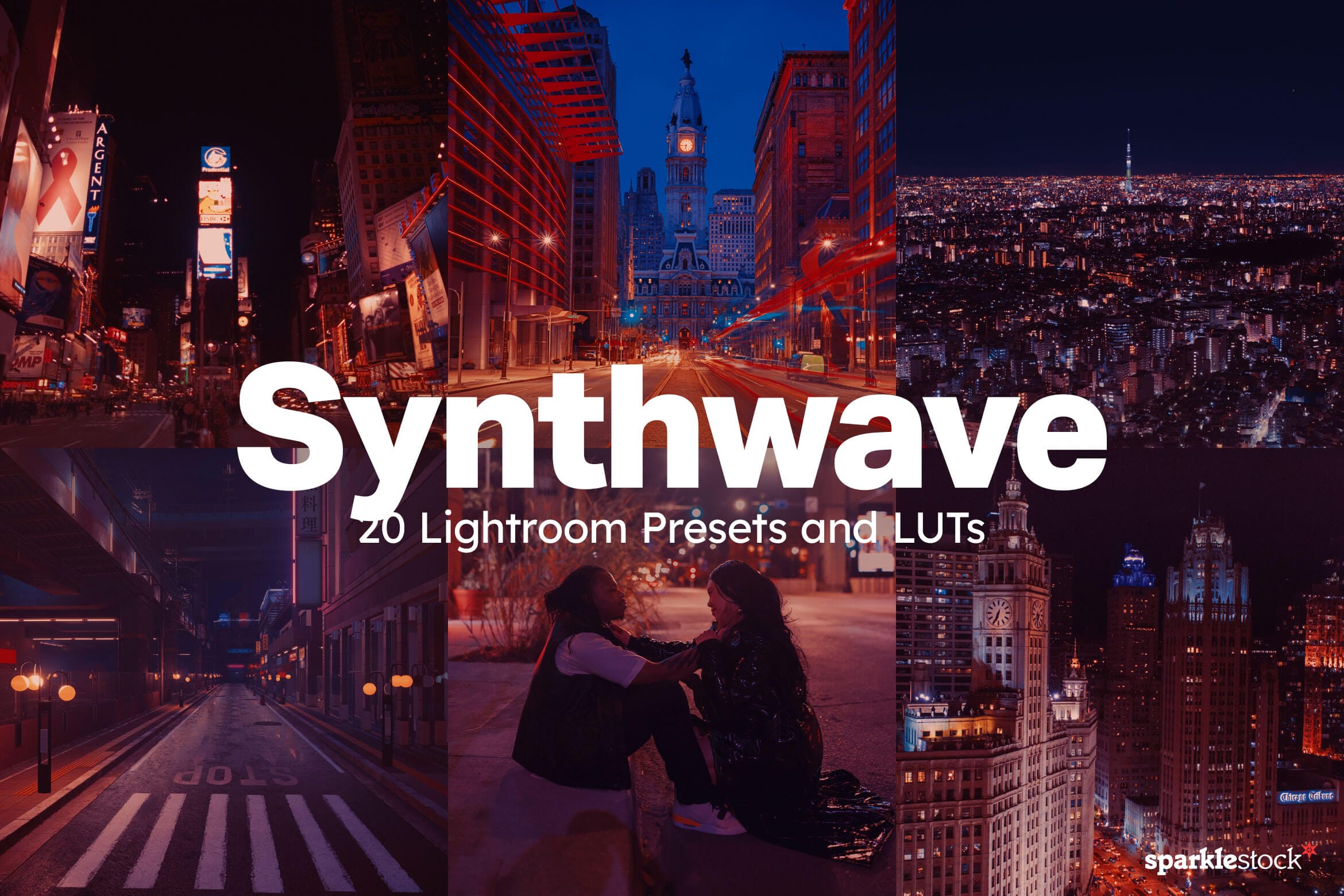 20 Synthwave Lightroom Presets and LUTs