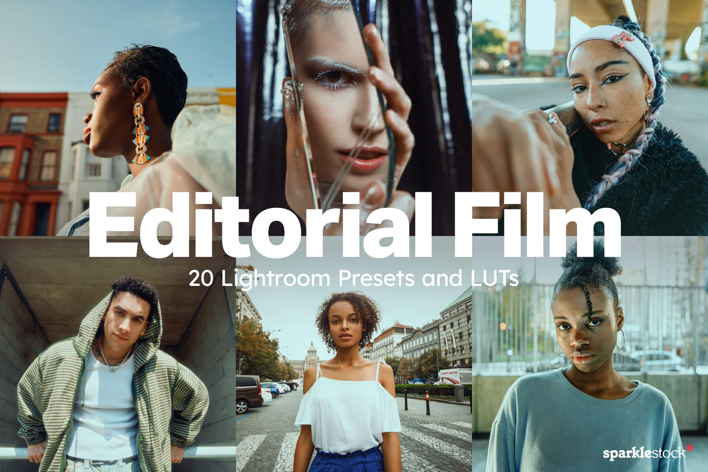 20 Editorial Film Lightroom Presets and LUTs