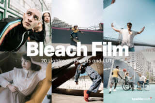 20 Bleach Film Lightroom Presets and LUTs