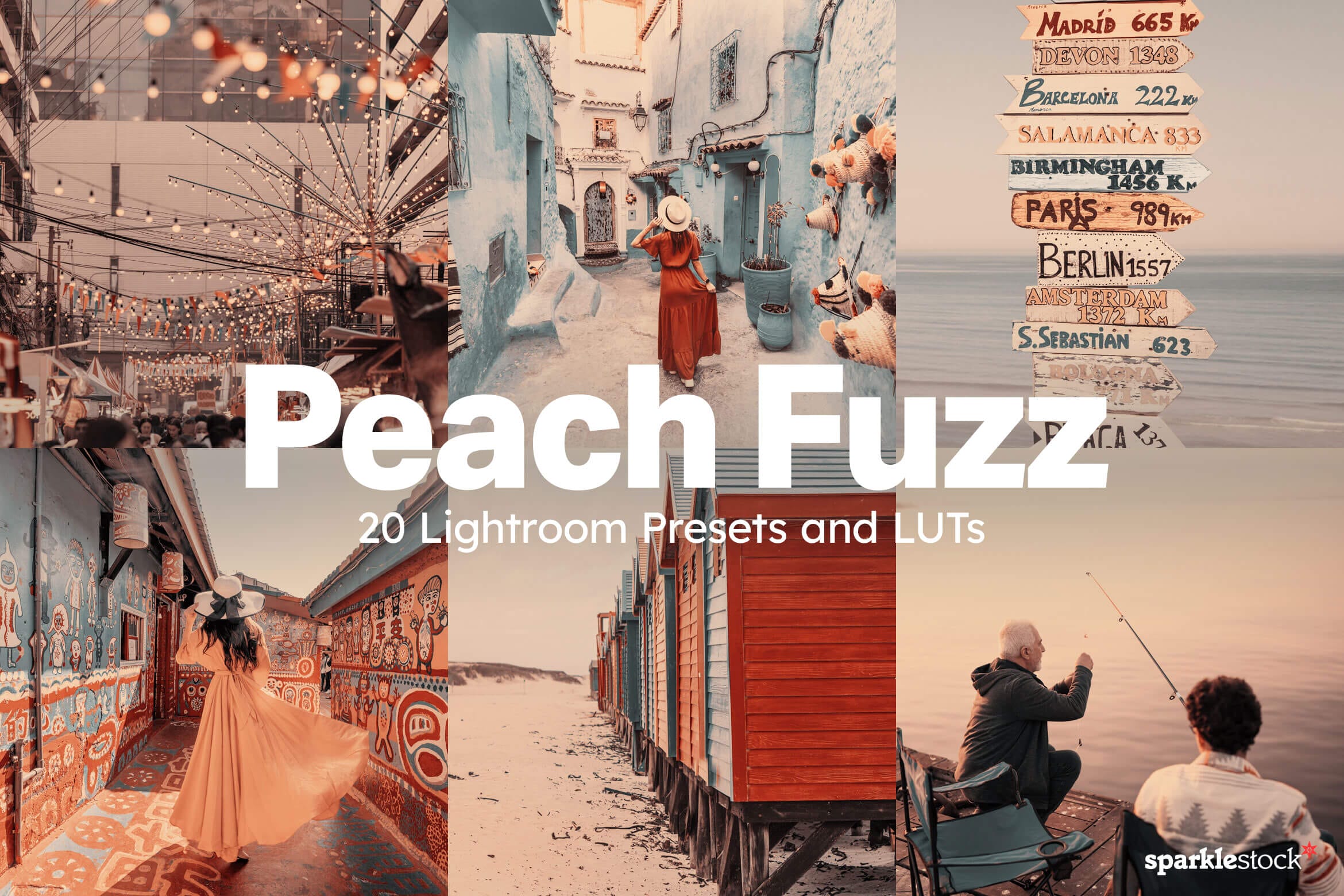 20 Peach Fuzz Lightroom Presets and LUTs