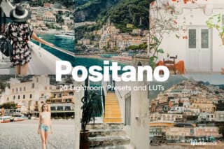 20 Positano Lightroom Presets and LUTs