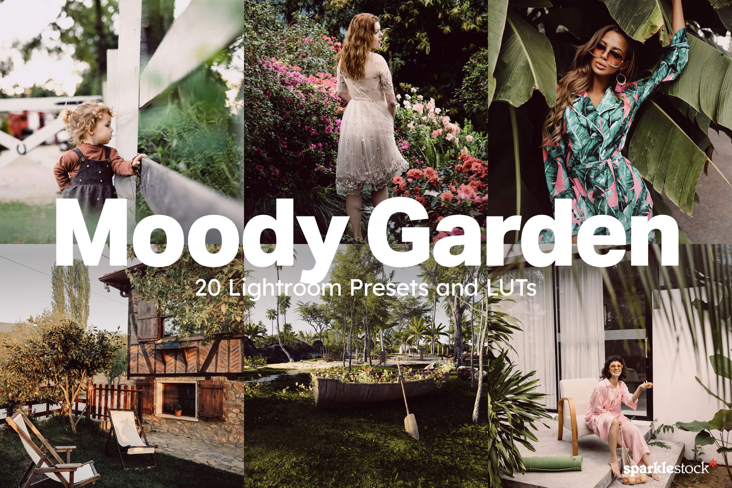 20 Moody Garden Lightroom Presets and LUTs